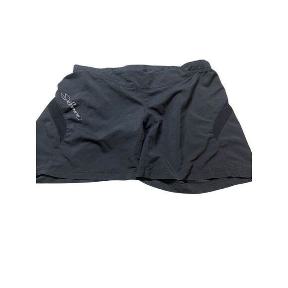 Salomon Womens Black Pull On Running Athletic Shorts XL - Picture 3 of 10